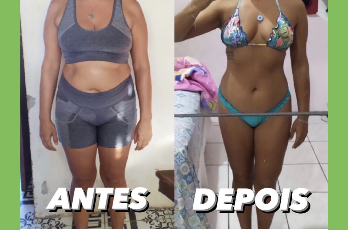 Resultado Aluna - Evolução Corporal